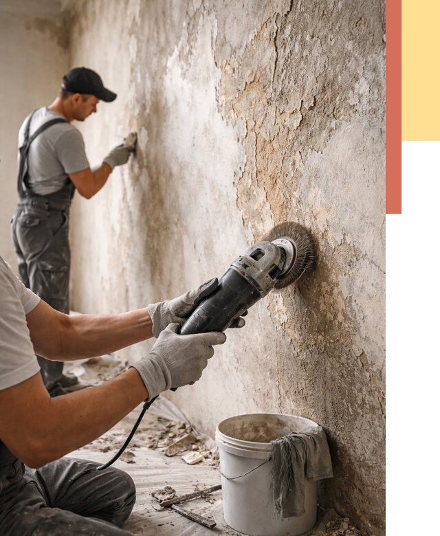 Снятие и удаление краски со стен в Бузулуке от 2189 руб. — ОТДЕЛОЧНИК-Бзл