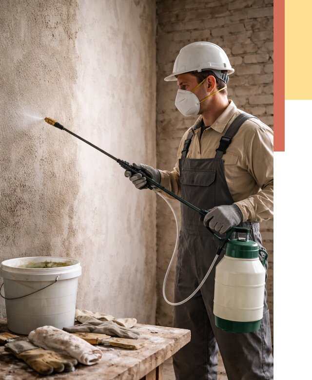 Антисептическая обработка стен в Бузулуке от 1251 руб. — быстро и недорого | ОТДЕЛОЧНИК-Бзл