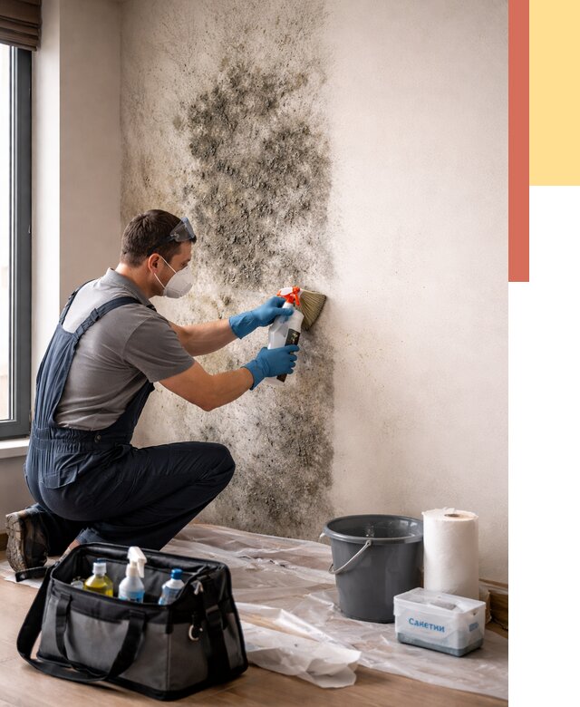 Удаление плесени со стен в Бузулуке от 2241 руб. — быстро и недорого | ОТДЕЛОЧНИК-Бзл