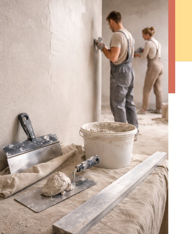 Штукатурка стен гипсовая в Бузулуке от 4691 руб/м2 — быстро и недорого | ОТДЕЛОЧНИК-Бзл