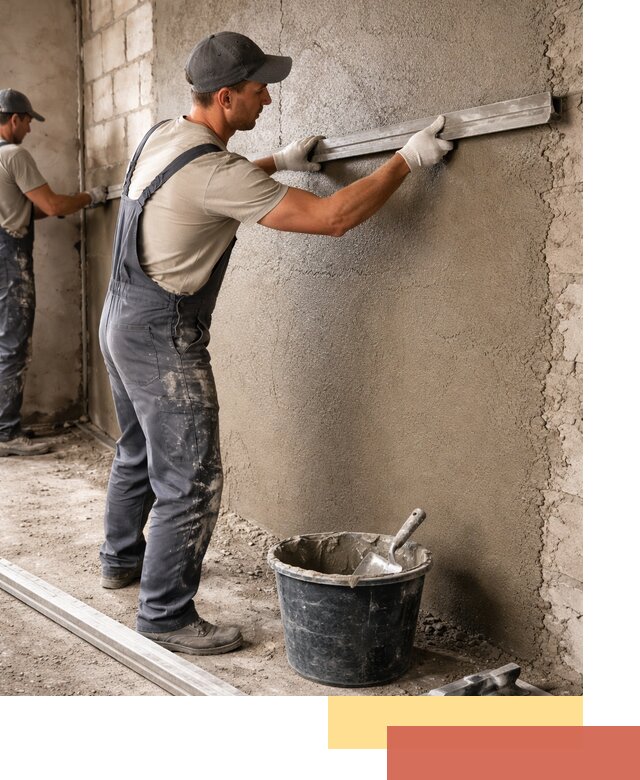 Штукатурка стен цементно-песчаная в Бузулуке профессионально
