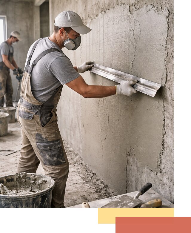 Штукатурка бетонных стен в Бузулуке качественно и долговечно