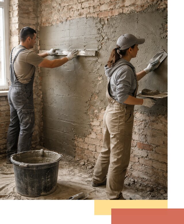 Штукатурка кирпичных стен в Бузулуке — качественно и надежно