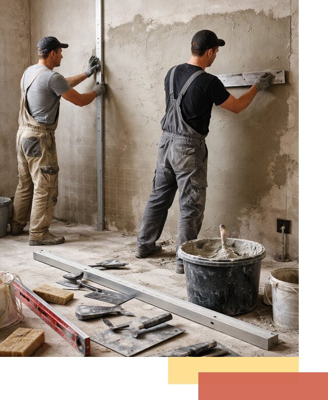 Профессиональная штукатурка стен под плитку в Бузулуке