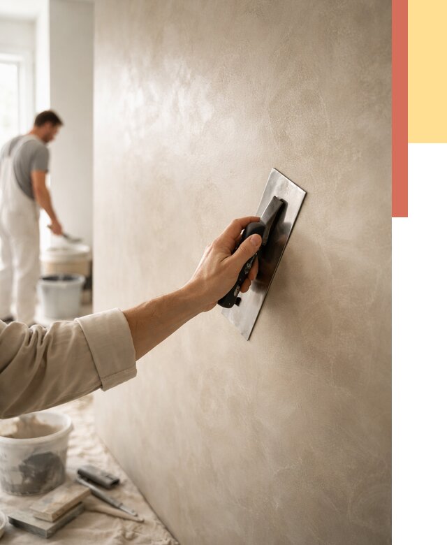 Венецианская штукатурка в Бузулуке от 3648 руб/м² — нанесение стен под ключ | ОТДЕЛОЧНИК-Бзл