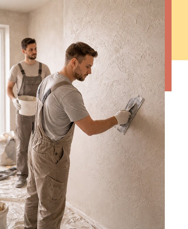 Фактурная штукатурка стен в Бузулуке от 4378 руб./м² — заказать под ключ | ОТДЕЛОЧНИК-Бзл