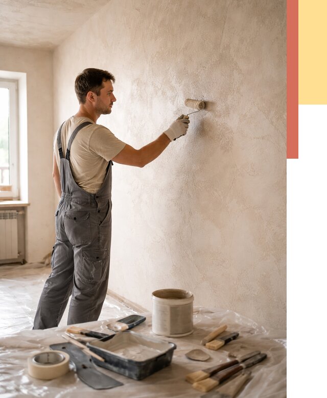 Нанесение лессирующей краски по декоративке в Бузулуке от 1824 руб. | ОТДЕЛОЧНИК-Бзл