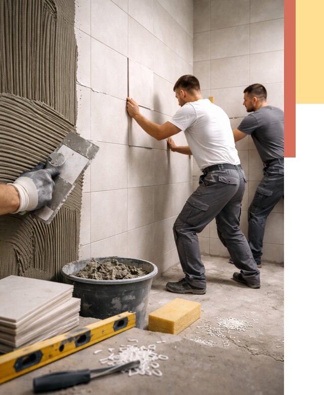 Укладка плитки на стены в Бузулуке от 886 руб. — качественно и недорого | ОТДЕЛОЧНИК-Бзл