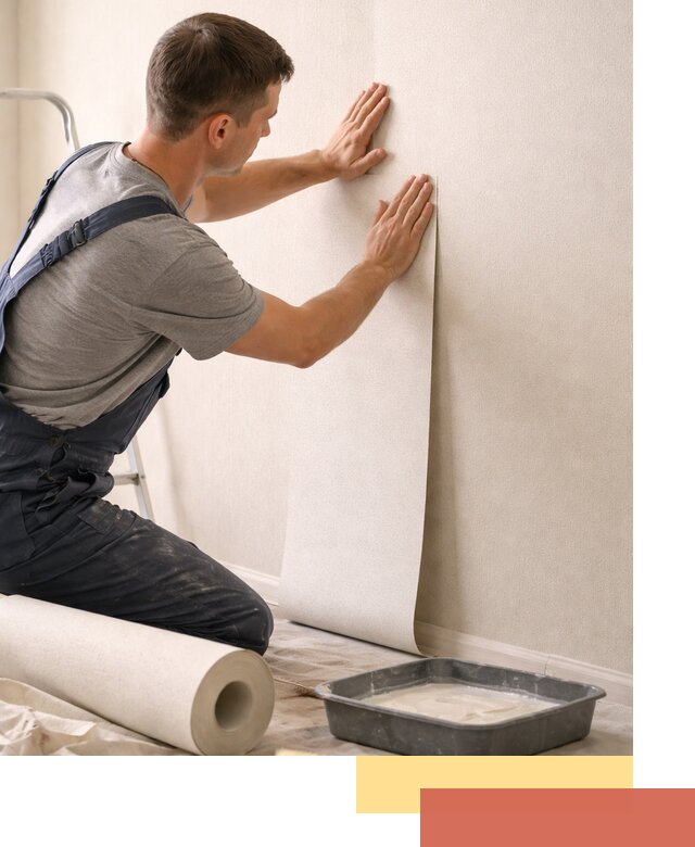 Поклейка флизелиновых обоев в Бузулуке качественно и быстро