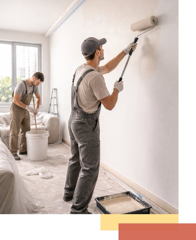 Покраска стен в офисе в Бузулуке — быстрый и качественный ремонт