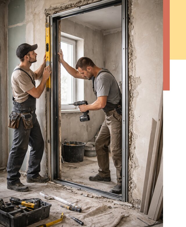 Закладка дверного проема в Бузулуке от 3648 руб. — быстро и недорого | ОТДЕЛОЧНИК-Бзл