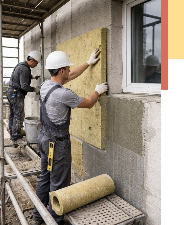 Утепление стен в Бузулуке от 4482 руб. под ключ — быстро и недорого | ОТДЕЛОЧНИК-Бзл