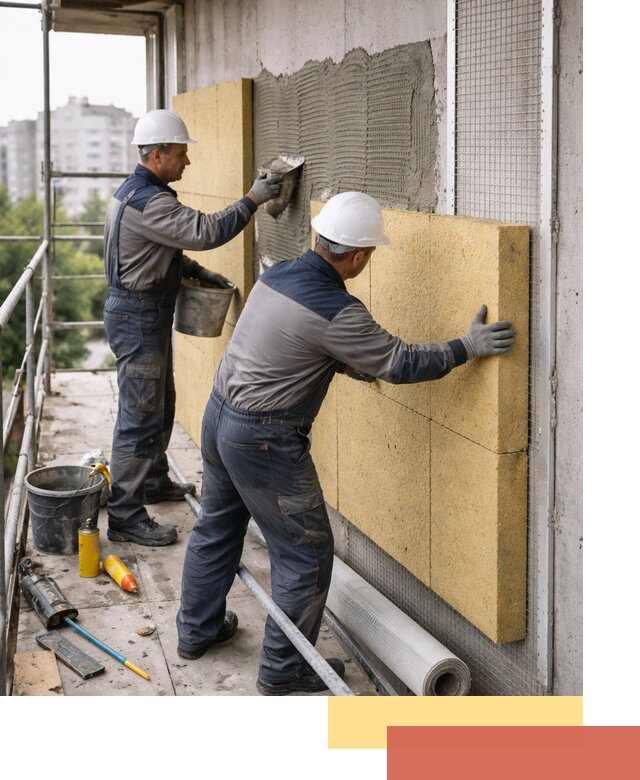 Утепление стен зданий и домов в Бузулуке качественно и надежно