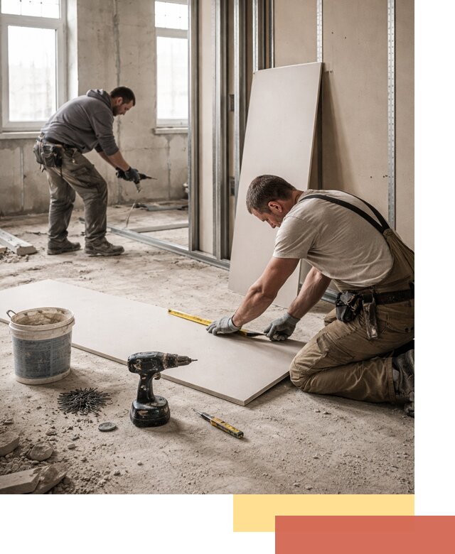 Кладка перегородок из ПГП под ключ в Бузулуке