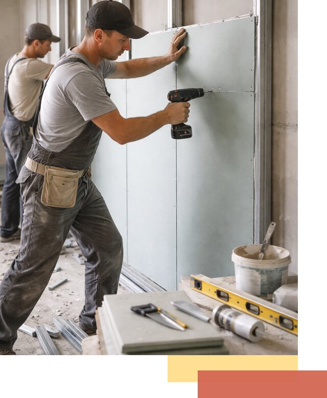 Кладка влагостойких перегородок ПГП в Бузулуке