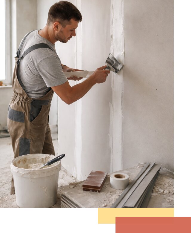 Шпаклевка перегородок из гипсокартона в Бузулуке качественно и быстро