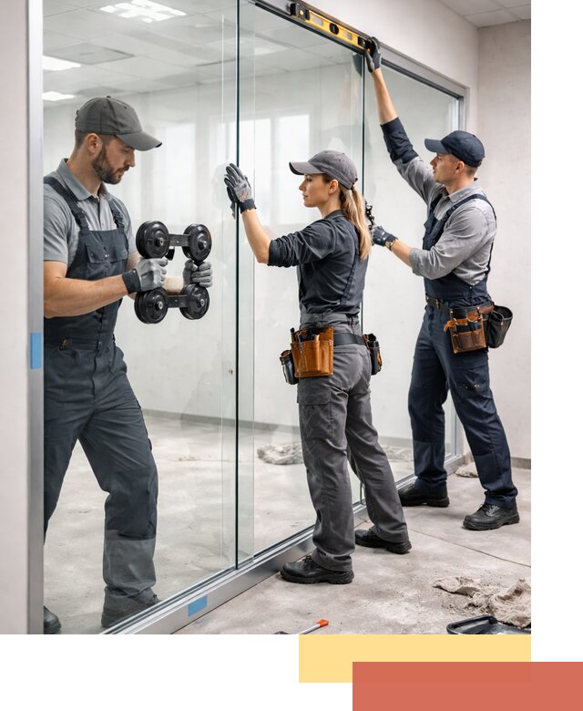 Профессиональный монтаж стеклянных перегородок в Бузулуке