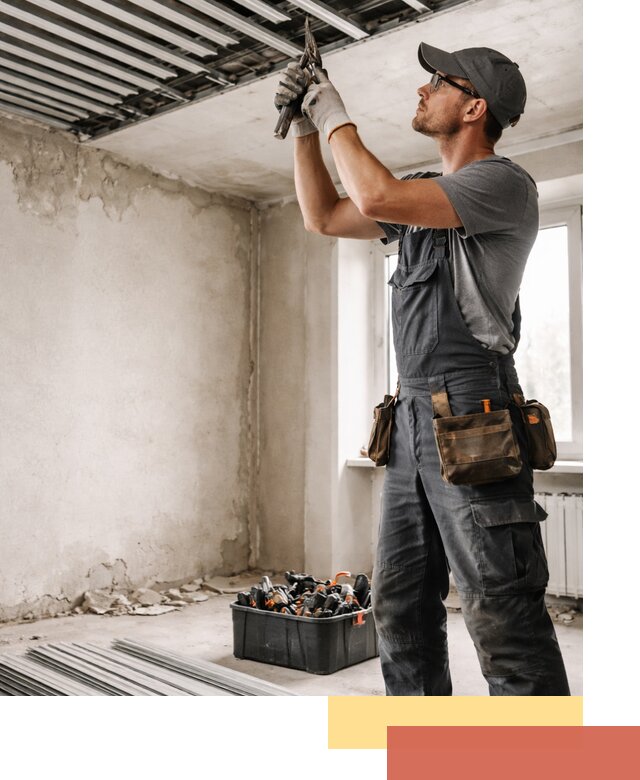 Демонтаж реечного потолка в Бузулуке быстро и аккуратно