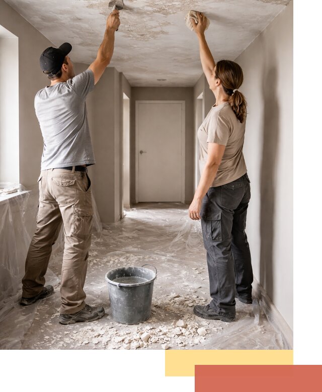 Удаление побелки с потолка в Бузулуке — быстро и аккуратно