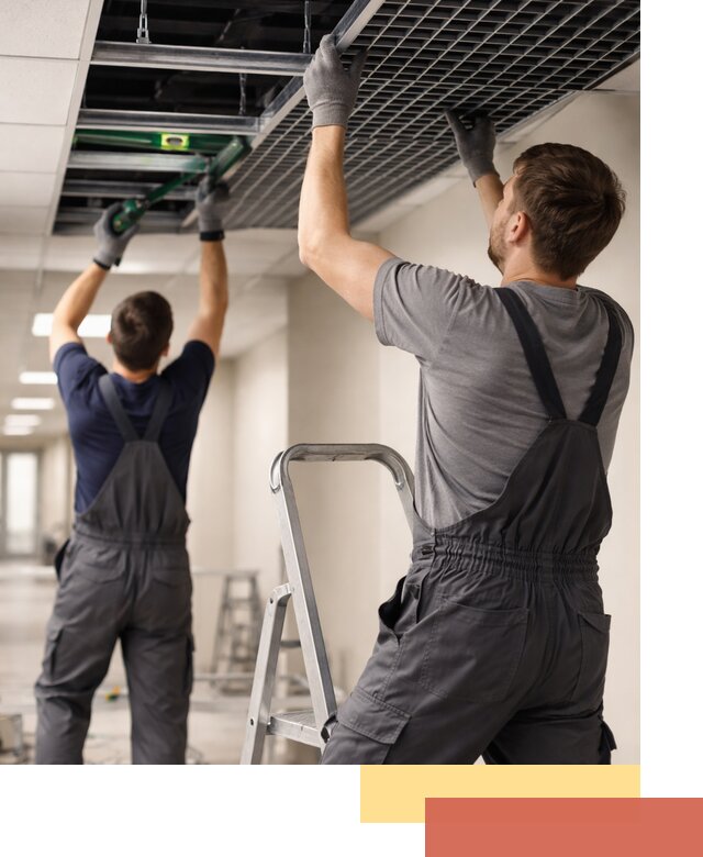 Монтаж потолка Грильято в Бузулуке: установка под ключ качественно