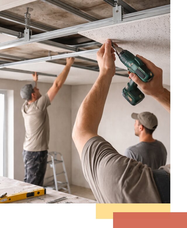 Монтаж акустического потолка в Бузулуке под ключ