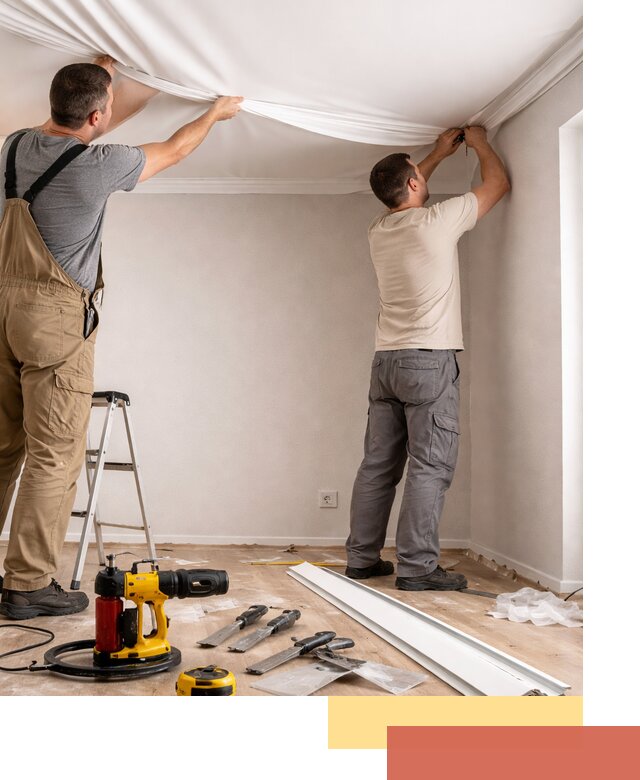 Монтаж ПВХ натяжного потолка в Бузулуке качественно и быстро