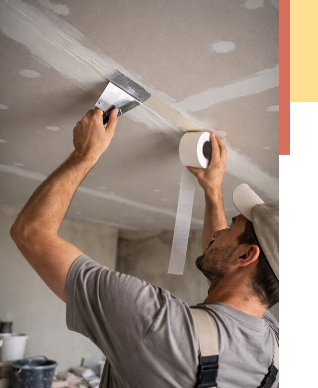 Обработка швов потолка ГКЛ в Бузулуке от 7818 руб. под ключ | ОТДЕЛОЧНИК-Бзл