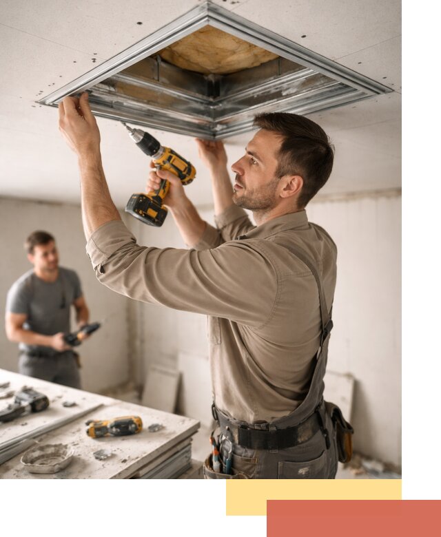 Монтаж люка в потолок из ГКЛ в Бузулуке