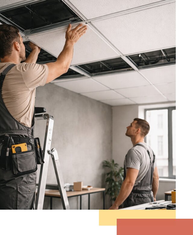 Монтаж потолочной плитки в Бузулуке качественно и в срок