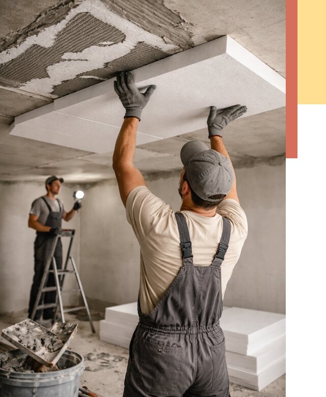 Утепление потолка пенопластом в Бузулуке от 4691 руб/м2 — недорого и быстро | ОТДЕЛОЧНИК-Бзл