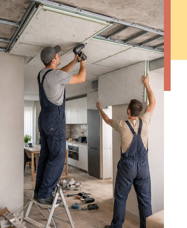 Шумоизоляция потолка панелями зипс в Бузулуке от 1928 руб. под ключ | ОТДЕЛОЧНИК-Бзл